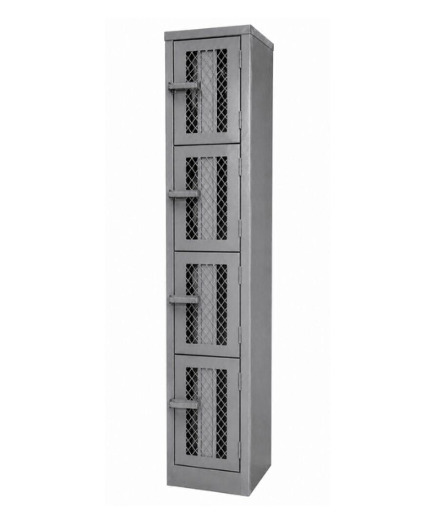 4 Door Wire Mesh Locker