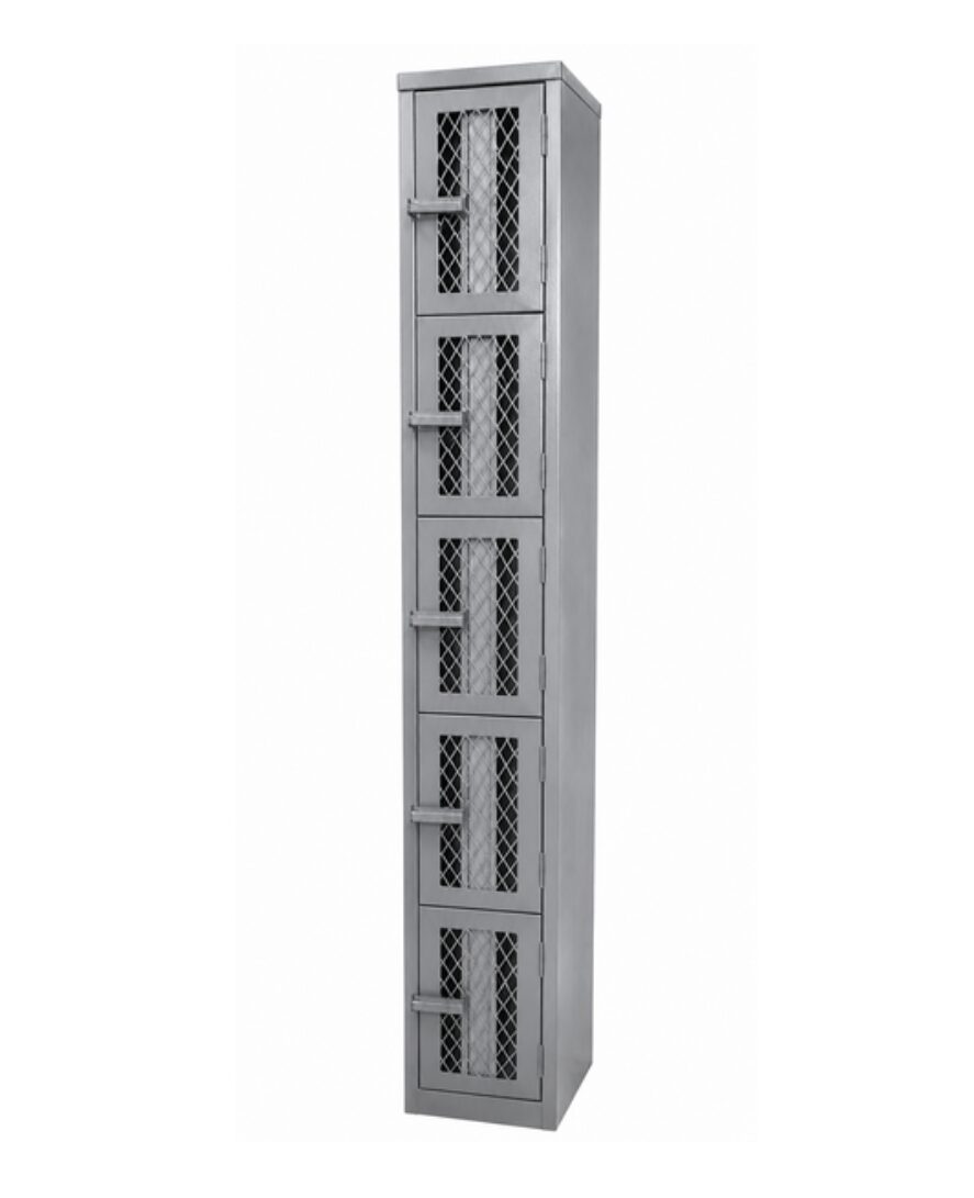 5 Door Wire Mesh Locker