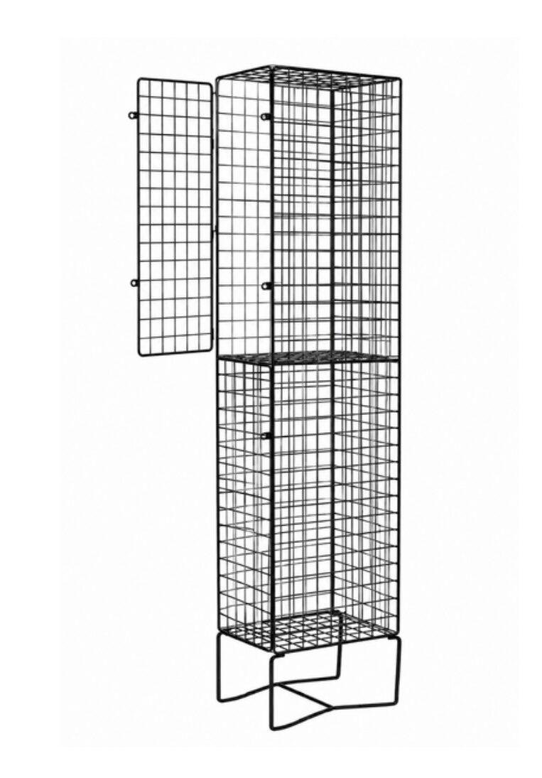 2 Door Wire Mesh Locker